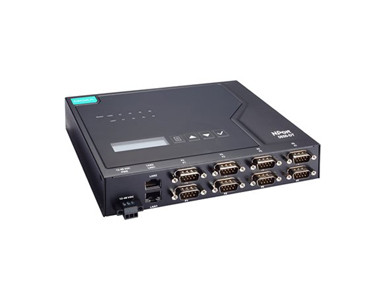 Moxa NPort 5650-8-DT-G2 - 8-port RS-232/422/485 compact desktop serial device servers, w/o adapter by MOXA